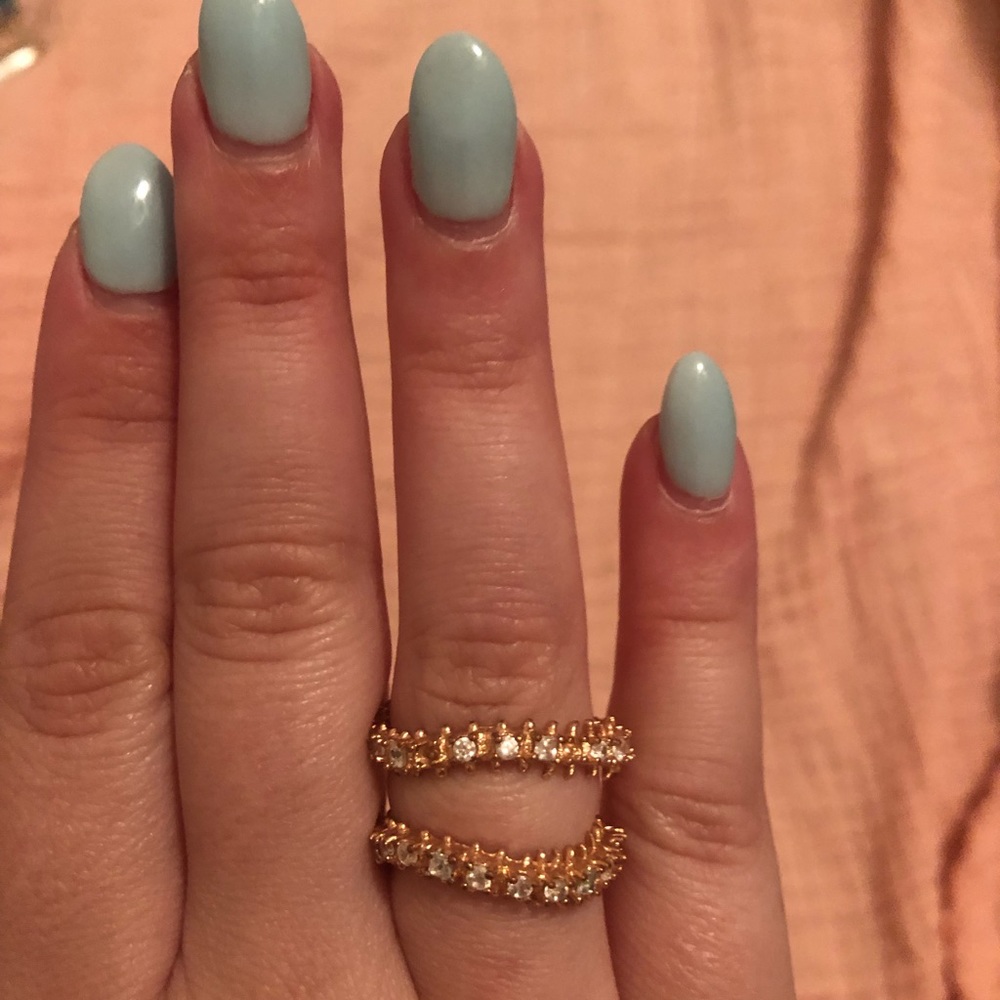 Kendra Scott ring.